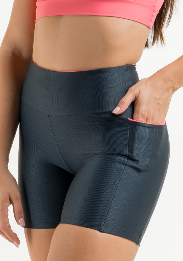 Short Lisa – Preto Pink-Pop