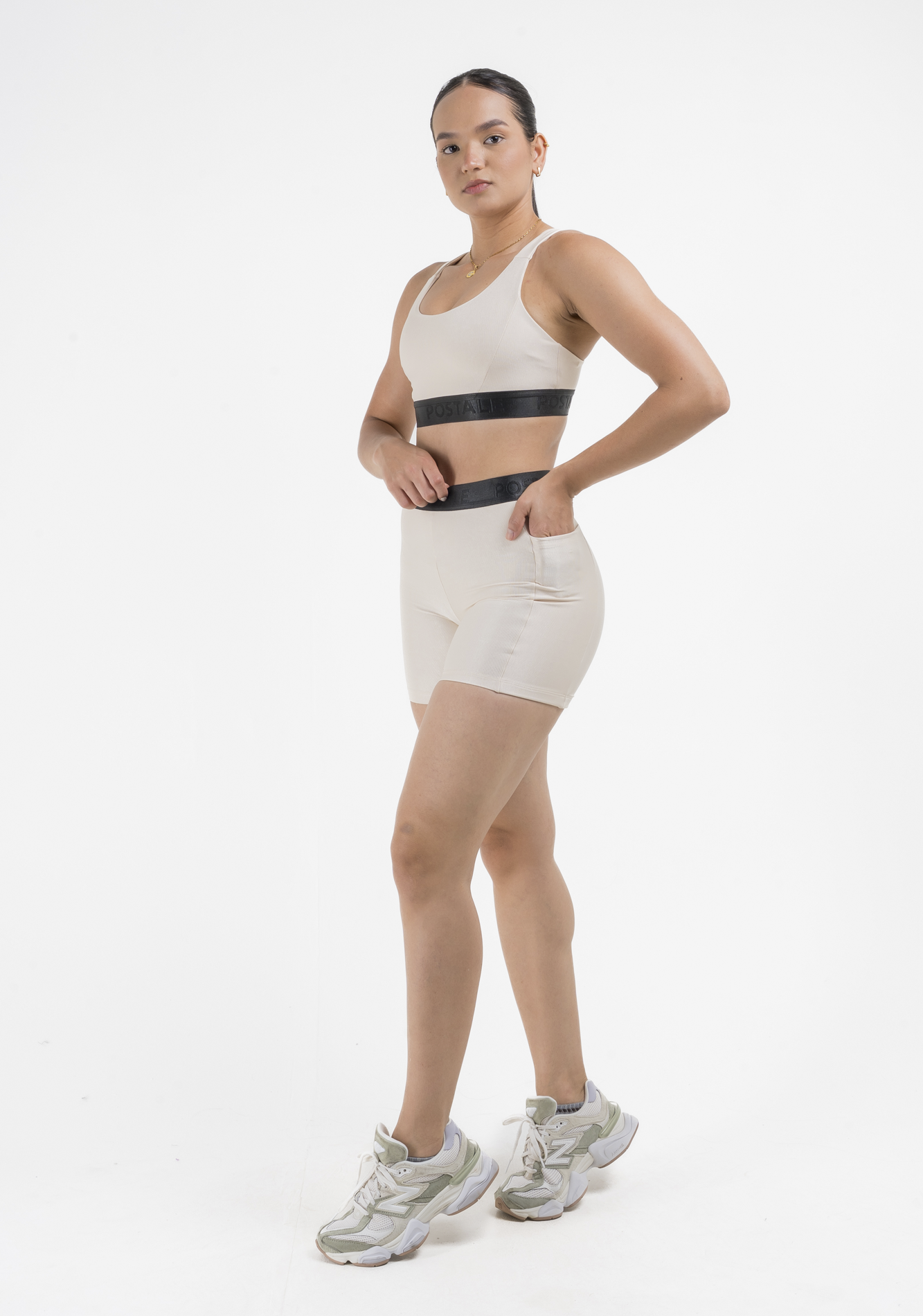 Conjunto Paula – Off White Preto