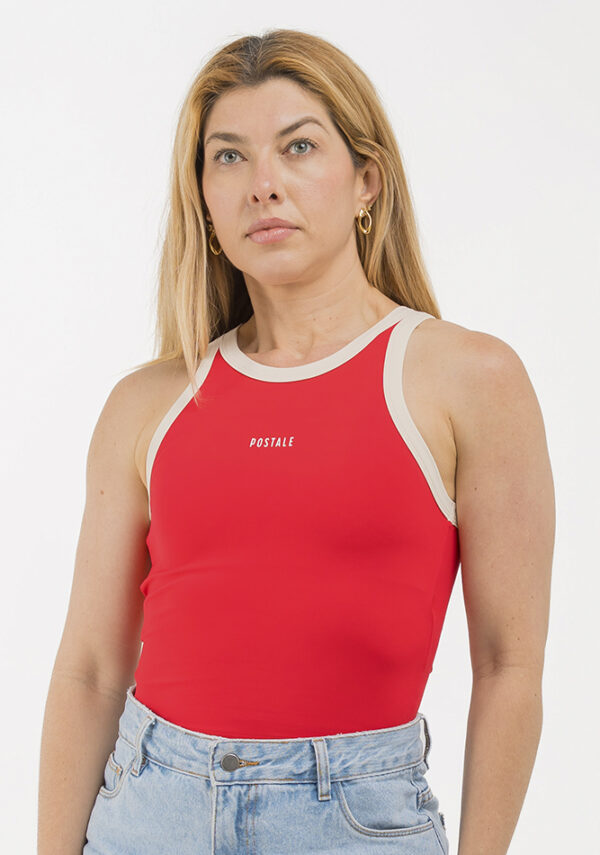 BLUSA SAMARA – RED OFFWHITE